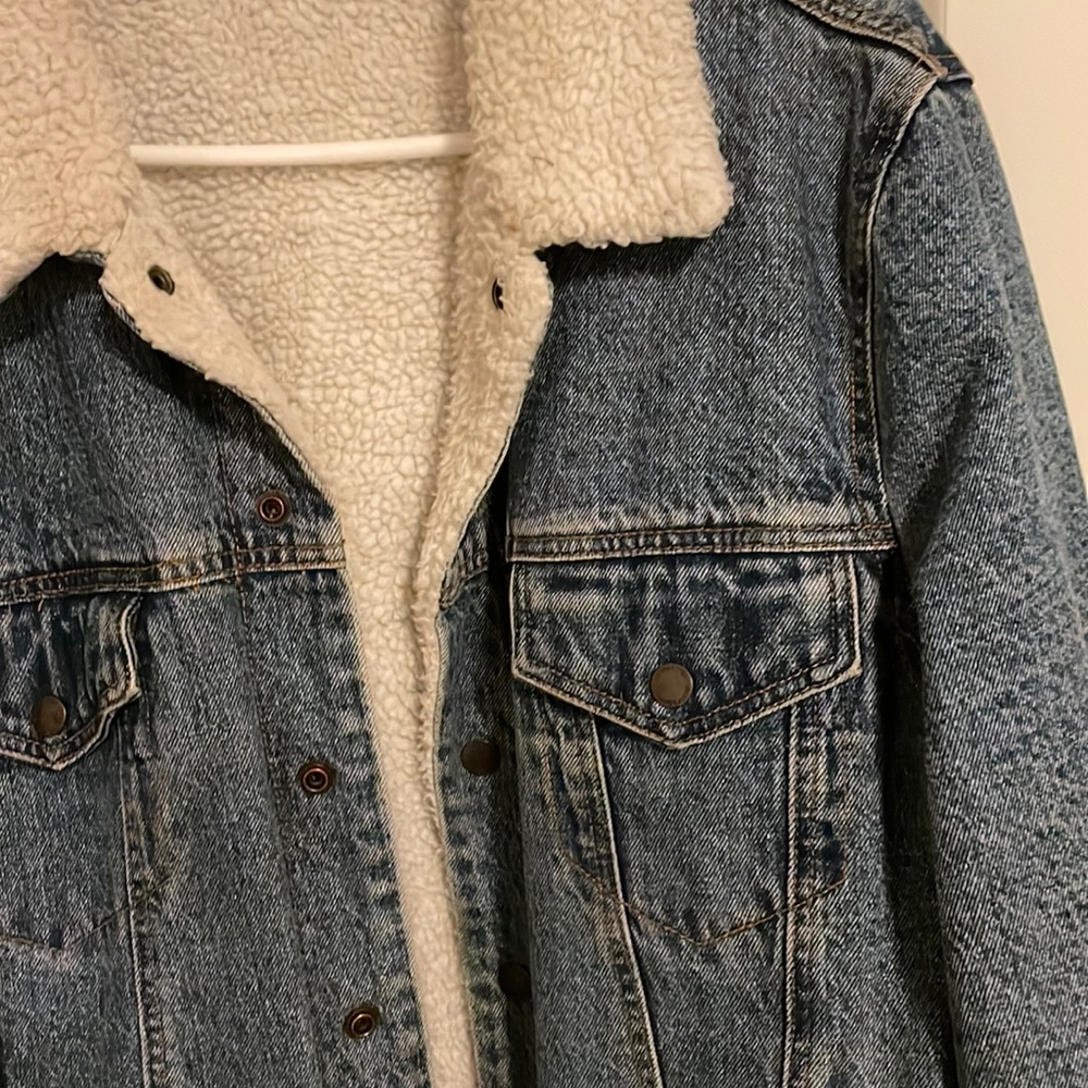 Denim Trucker Jacket - Shearling lined